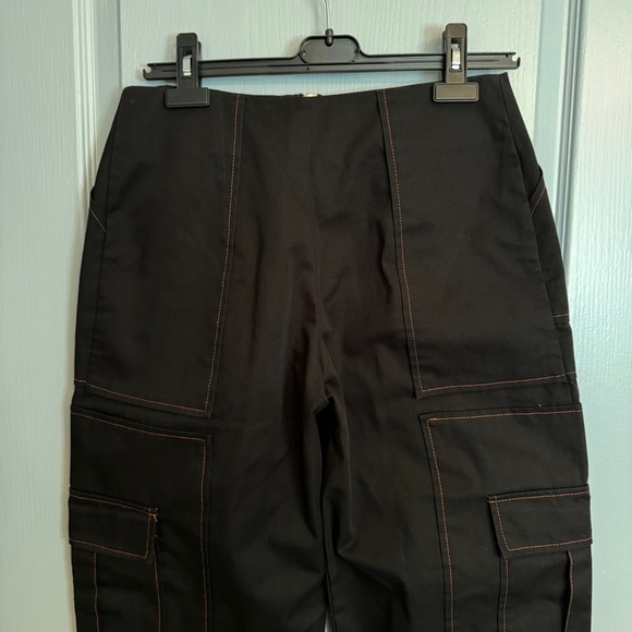 The Ragged Priest Y2K Baggy Cargo Pants Sz S Contrast Stitching Mall Goth Emo - Picture 8 of 16